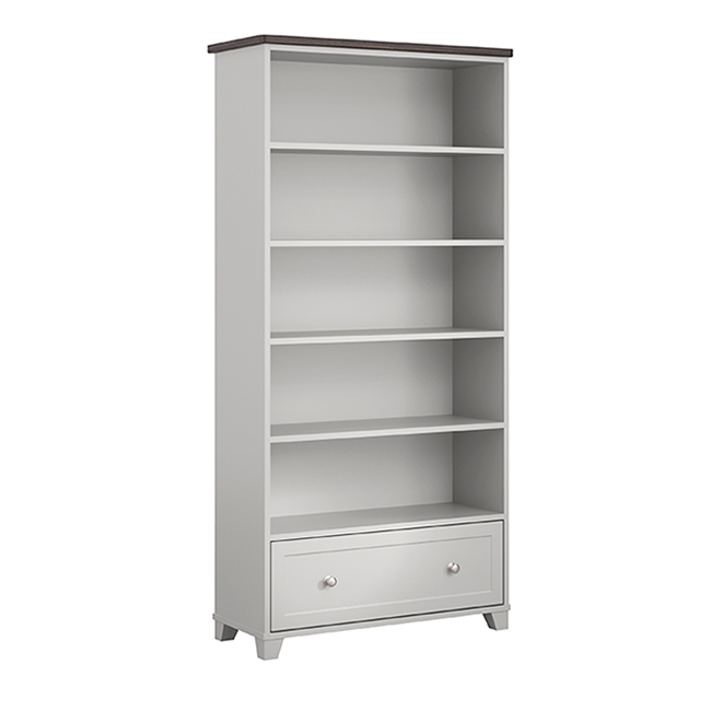 Easton Bookcase - Four Shelves & Drawer