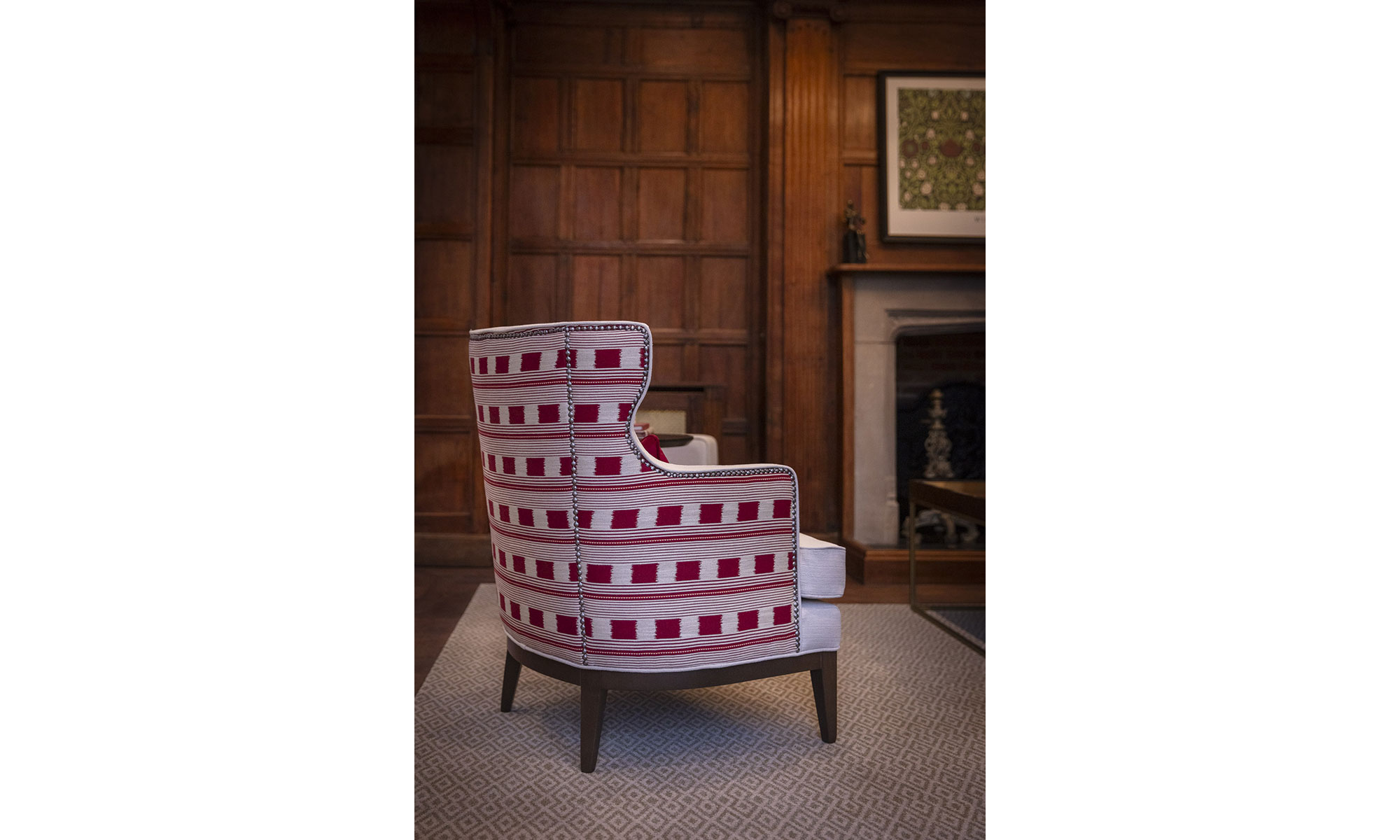 Upper Court care home - valls wingback chair